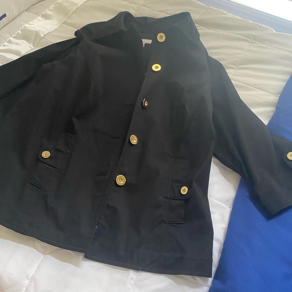 Charter Club Jackets & Blazers - Charter Club Black Jacket with Gold Accents